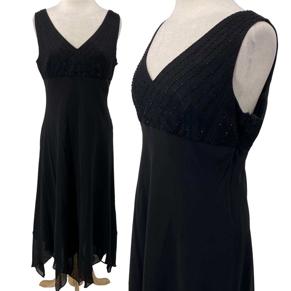 Vintage Black Maxi Dress